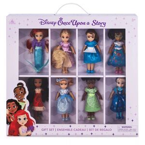 Once Upon a Story Mini Doll Gift Set 8 Dolls 5”H Disney Parks NEW NIB Princesses